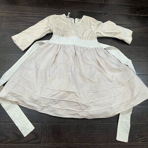 Baby girls cream dress 24 months